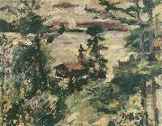 Lovis Corinth Walchensee, Morgennebel oil painting reproduction